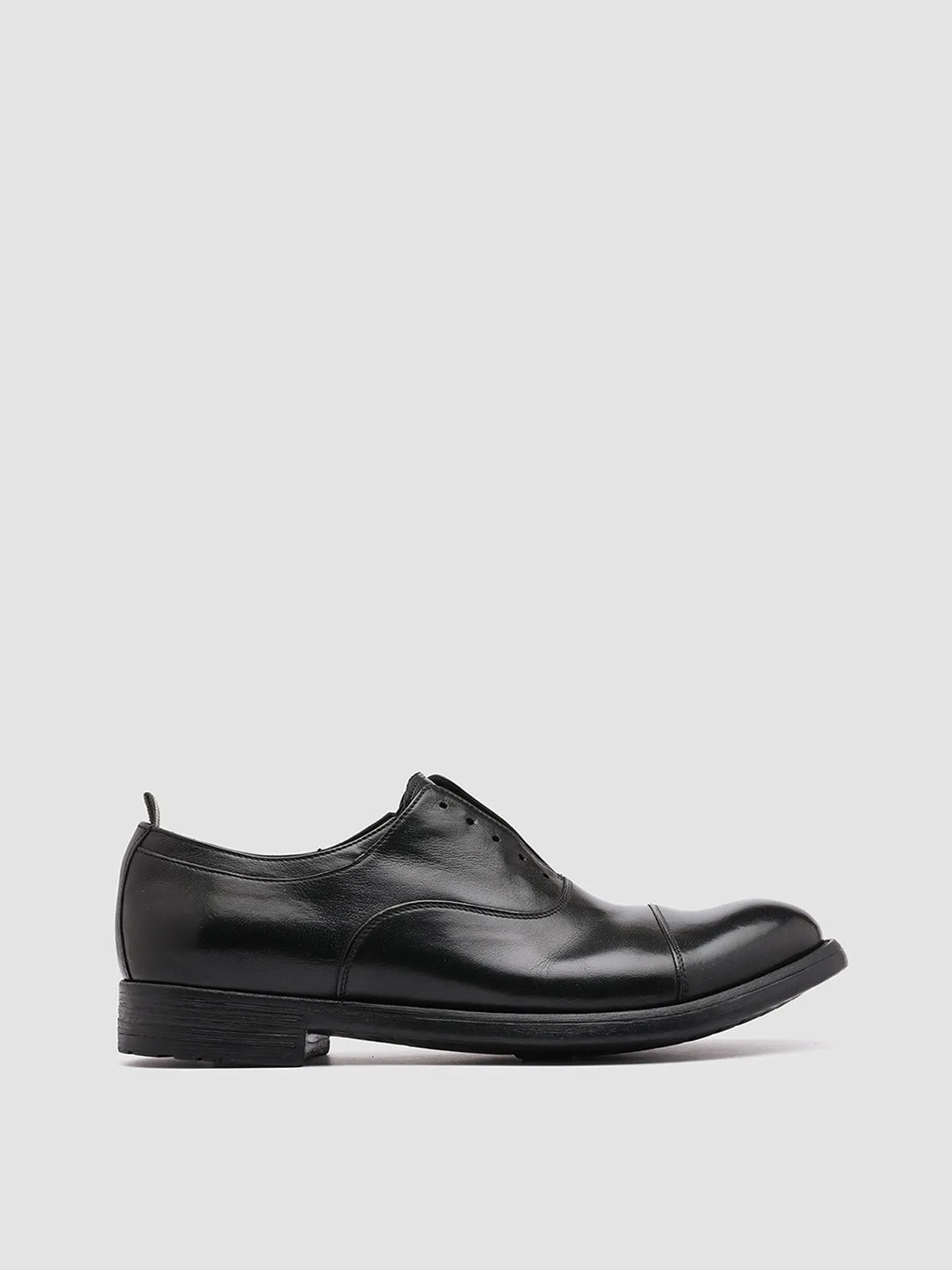 HIVE 004 - Black Leather Oxford Shoes Insole liner