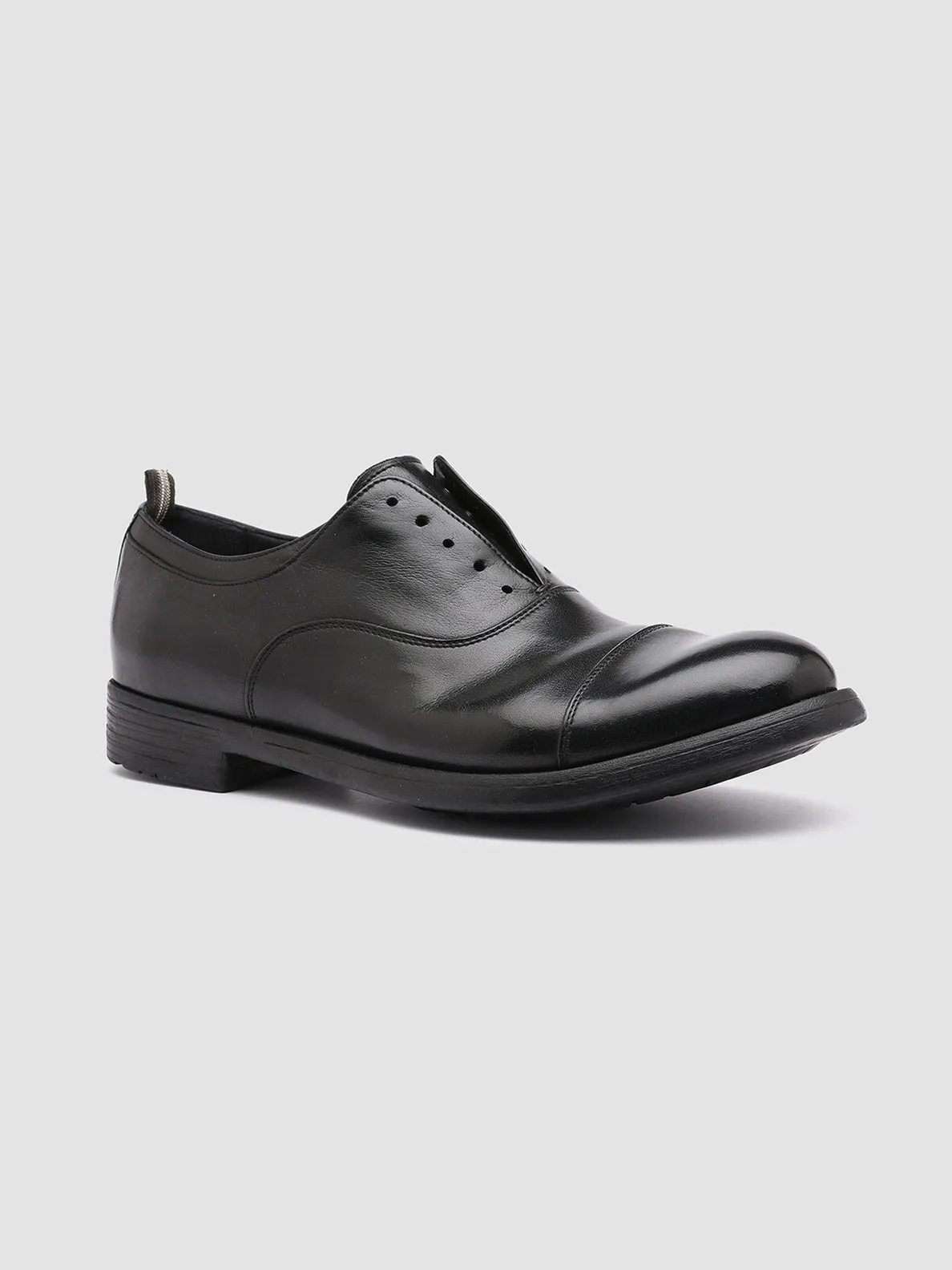 HIVE 004 - Black Leather Oxford Shoes Urban Fashion Functional Pick