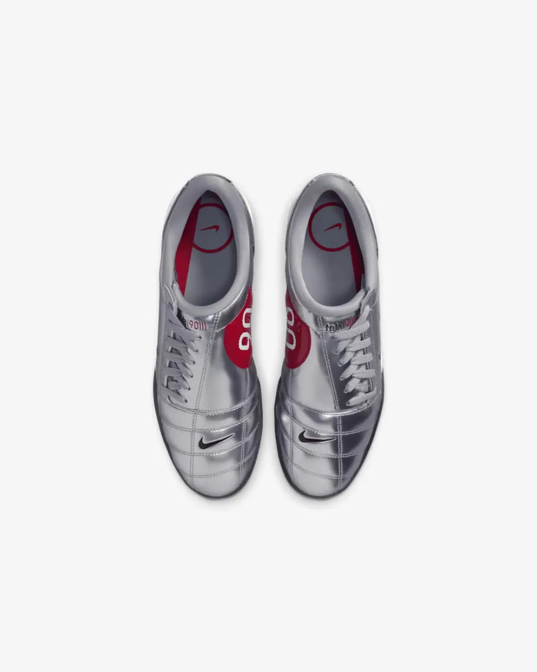 senior shoe charm Nike Total 90 III Metallic Silver Black