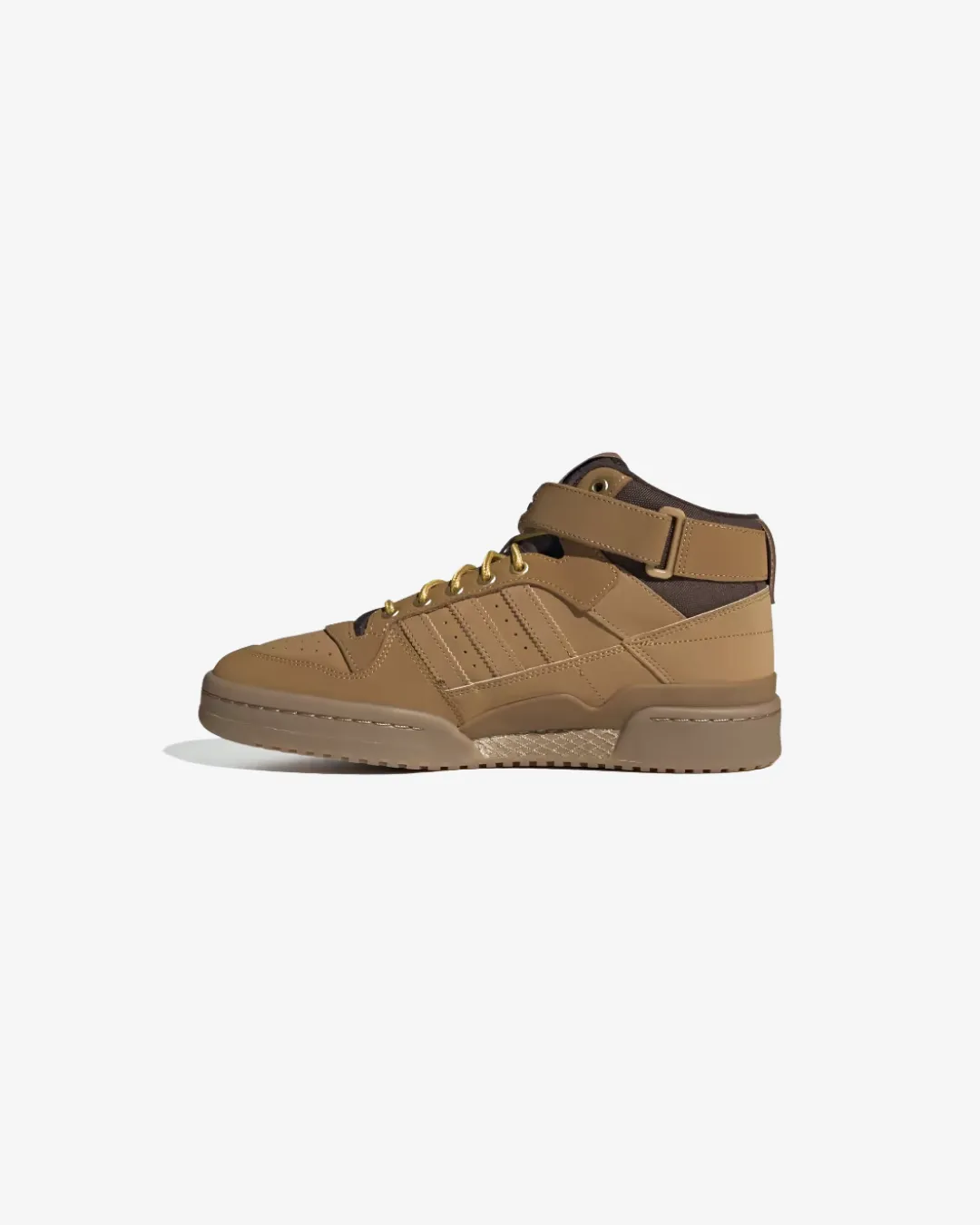 Party Mood Urban Chill Adidas Forum Mid Mesa Brown Gum Sneakers
