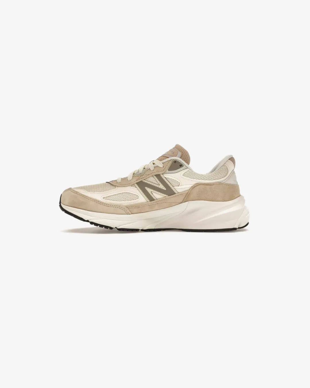 New Balance 990v6 Cream Beige Sneakers Satin Glow