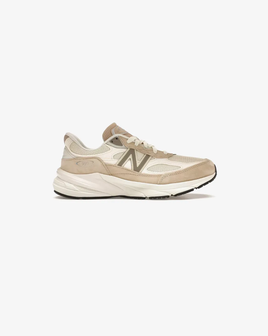 New Balance 990v6 Cream Beige Sneakers Cool Pop