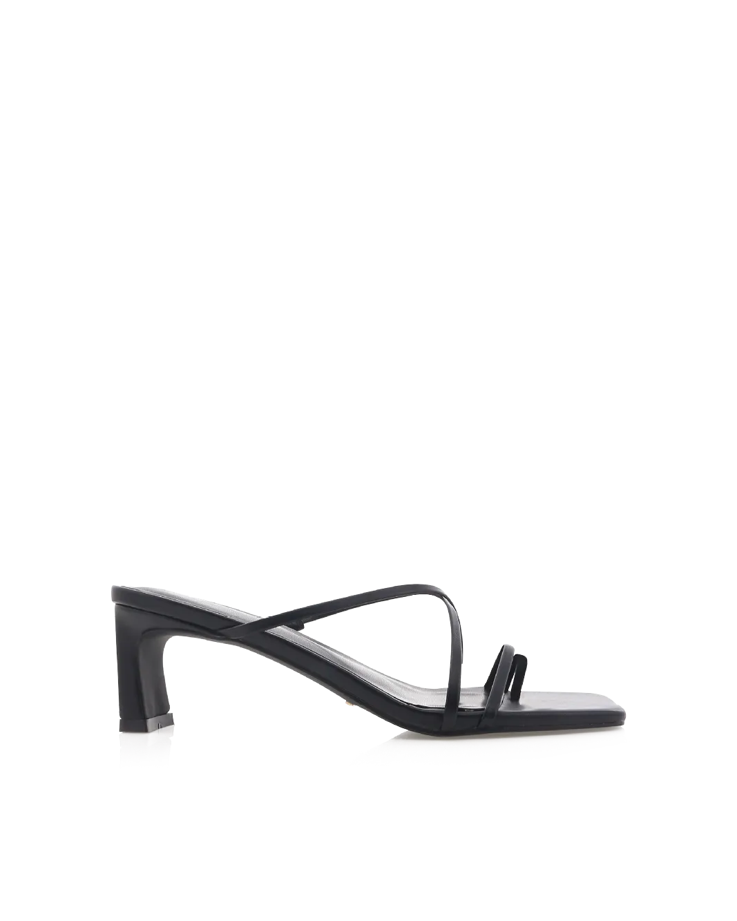 MELIE - BLACK Open Toe Pumps Chic Party Heels