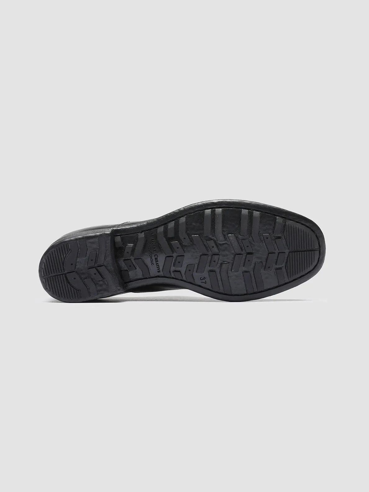 Guard Hike Fashion Go CALIXTE 003 - Black Leather Oxford Shoes