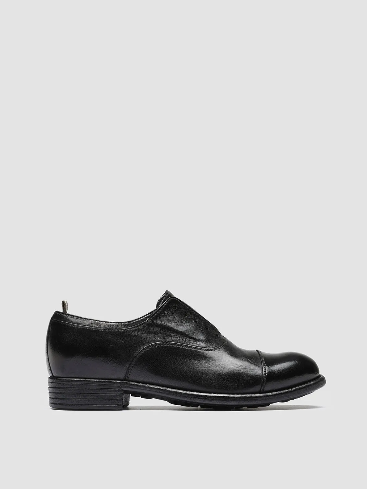 Neutral Look CALIXTE 003 - Black Leather Oxford Shoes