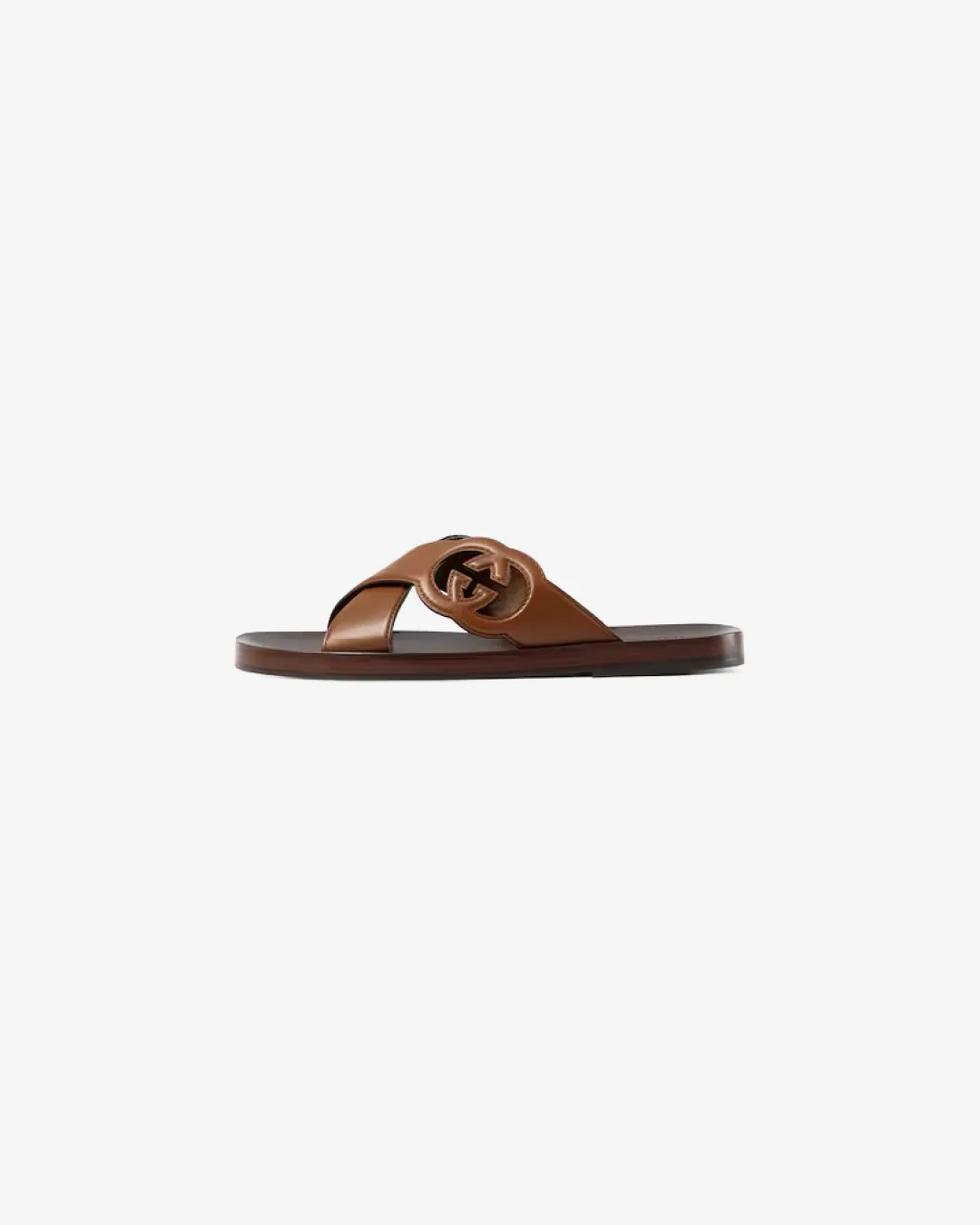 Color Play Fast Run Gucci Men's Interlocking G Slide Sandal