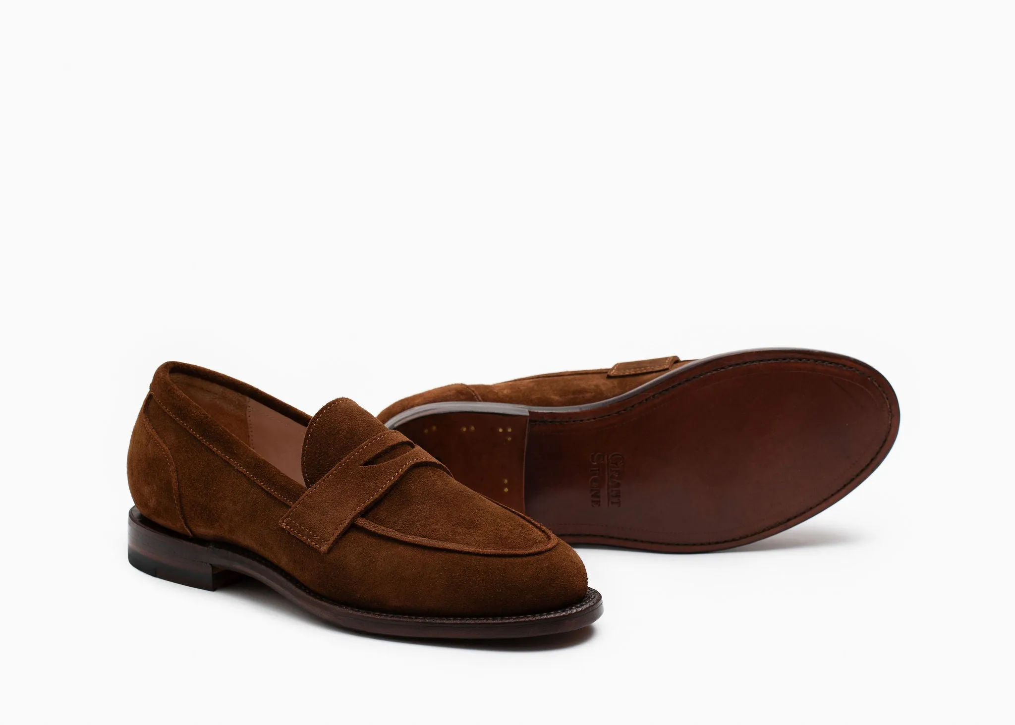 Durable Slip-ons Clara Penny Loafer Bourbon Suede