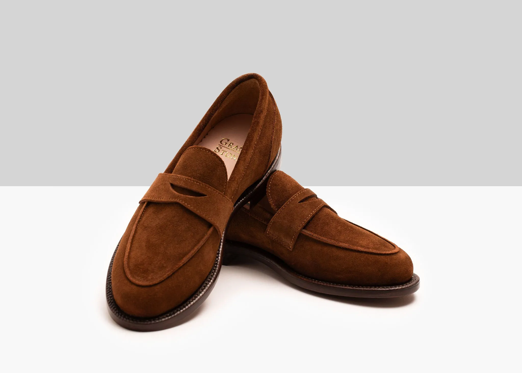 Office Shoes Clara Penny Loafer Bourbon Suede