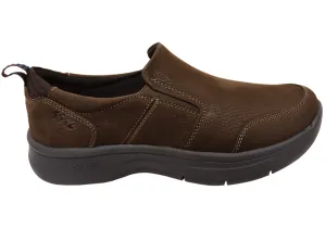 Airy Design Nunn Bush By Florsheim Mens Mac Mocc Slip EE Extra Wide Leather Shoes