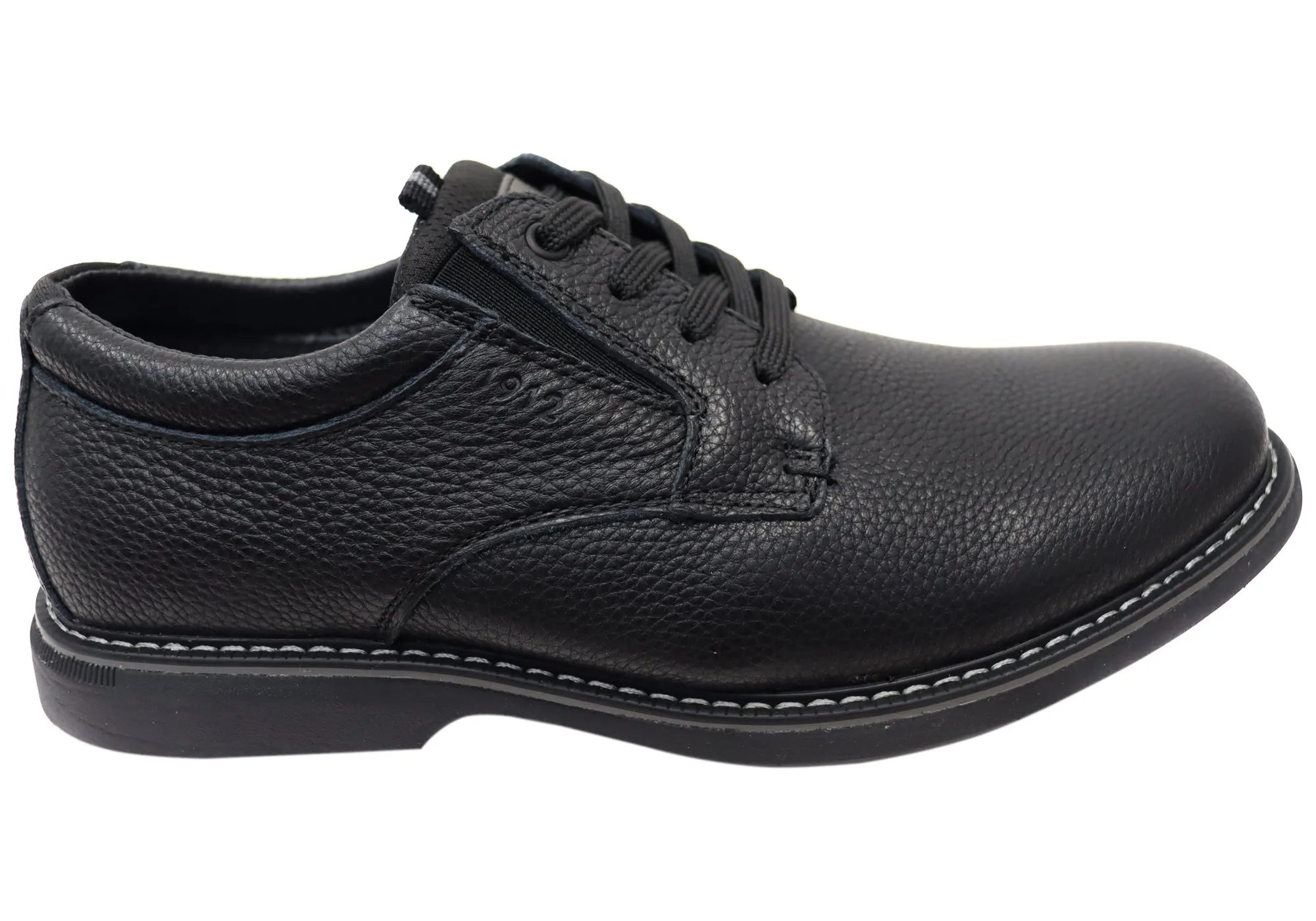 Nunn Bush By Florsheim Mens Otto Plain EE Extra Wide Leather Shoes All Comfort Slim Line