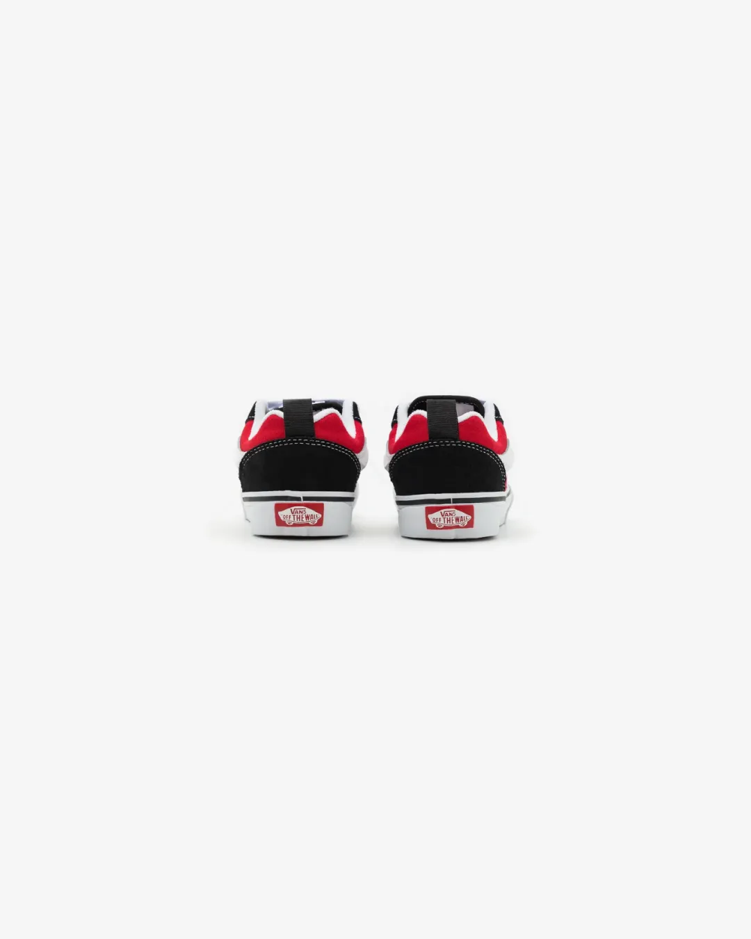 Vans Knu Skool ??Black/Red Sneakers Height Plus Anytime Go