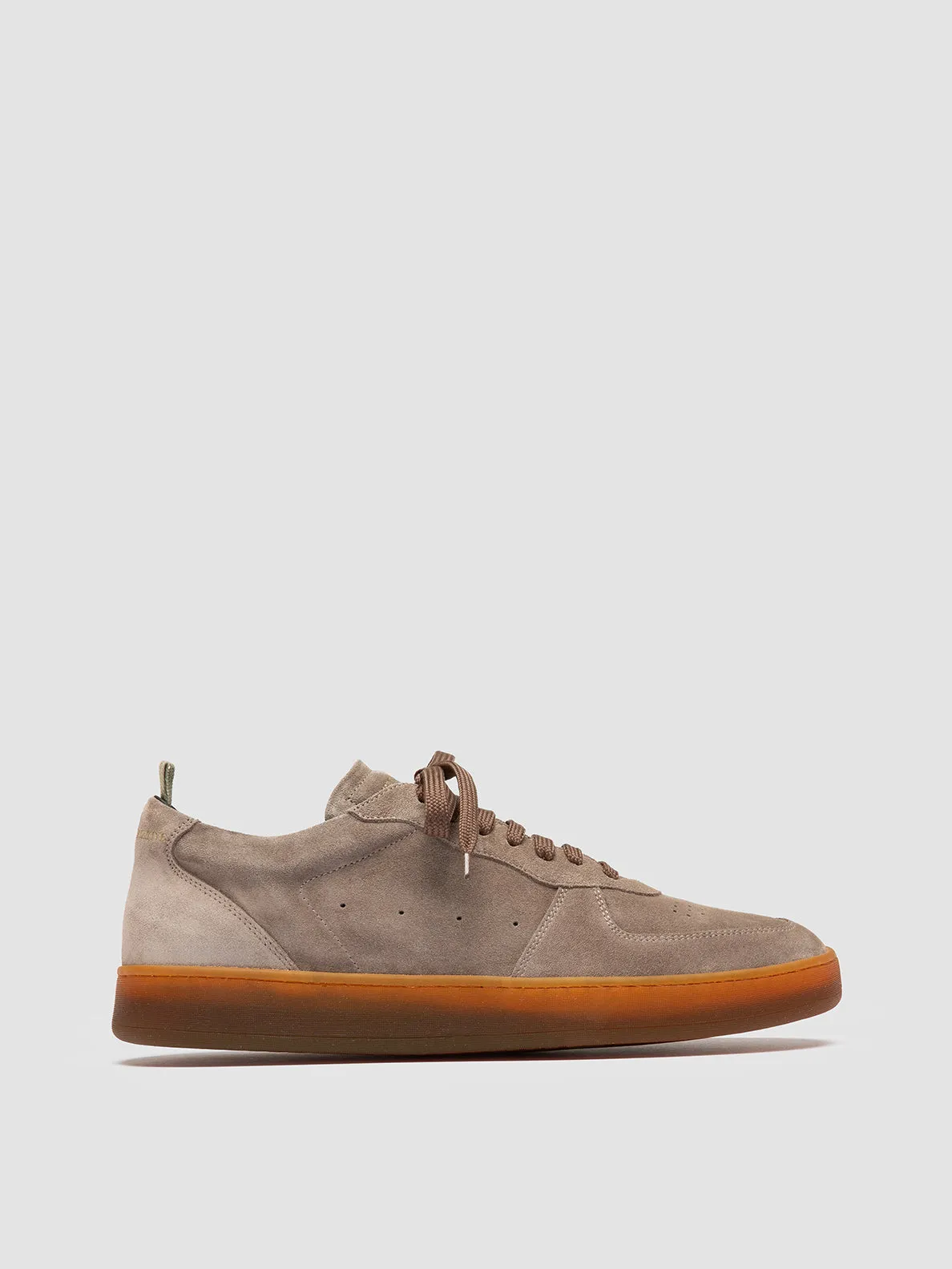 ASSET 001 - Grey Suede Sneakers Lifestyle Fit Stretch Laces