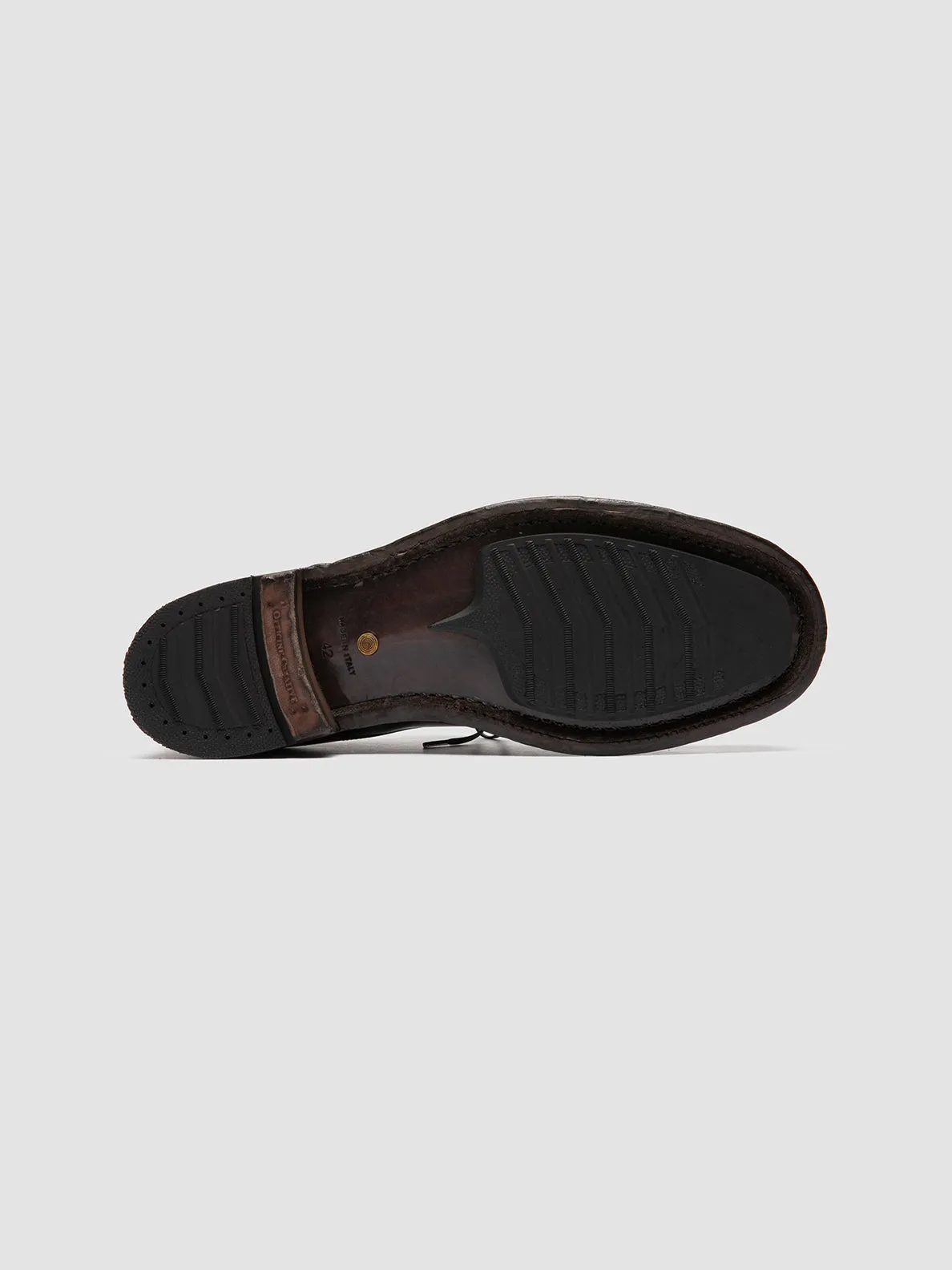 BALANCE 019 - Burgundy Leather Derby Shoes Fitted Design Easy Steps