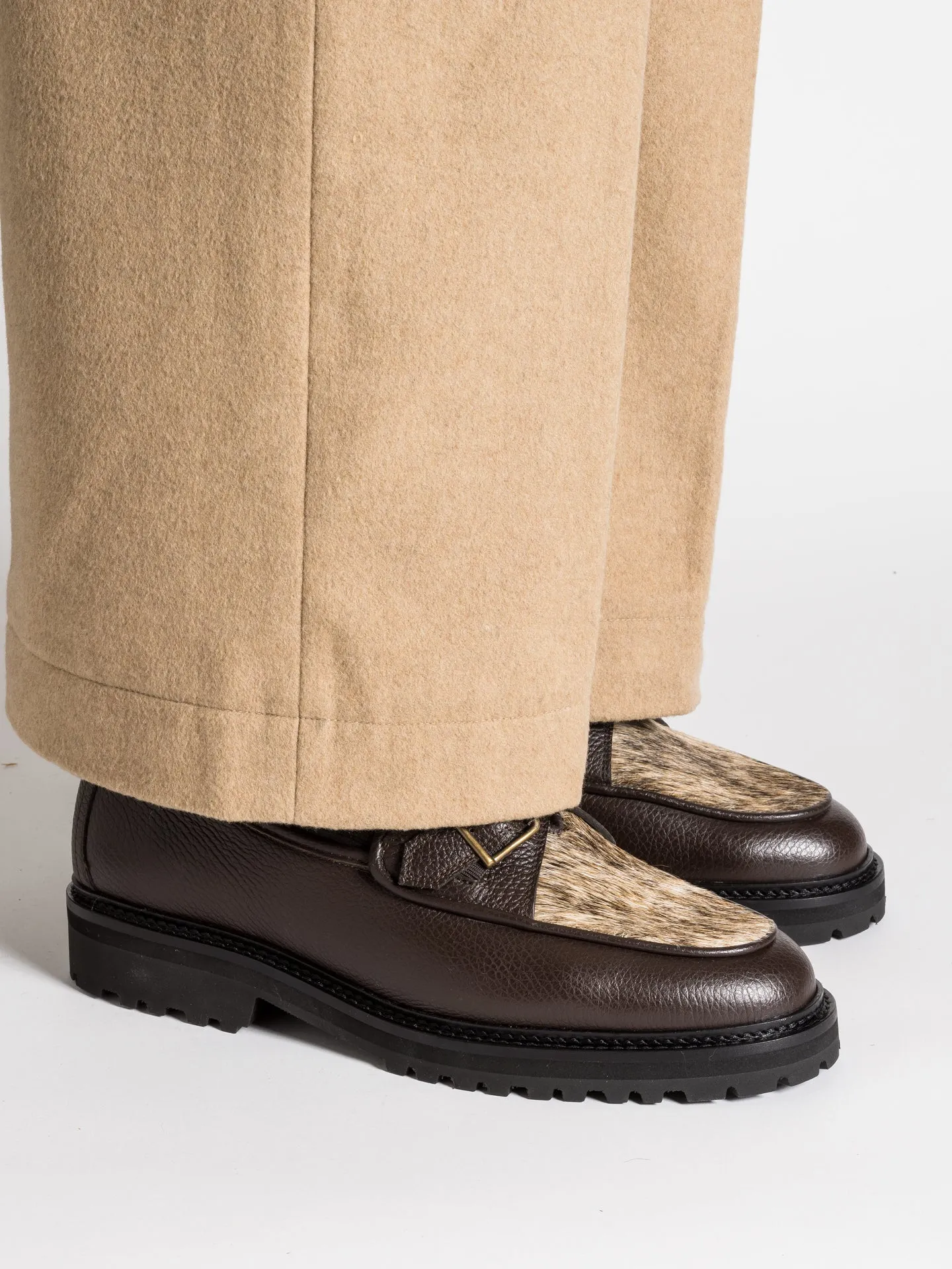 Structured Form TOMMY LUG HAIRY CALF