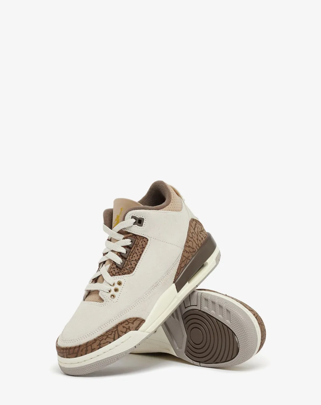 Elastic laces Air Jordan 3 Retro "Palomino?? Sneakers