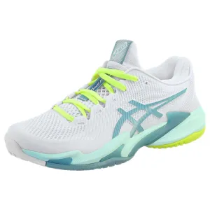 Asics Women's Court FF 3 - White/Soothing Sea Impact-absorbing fit Easy Walk