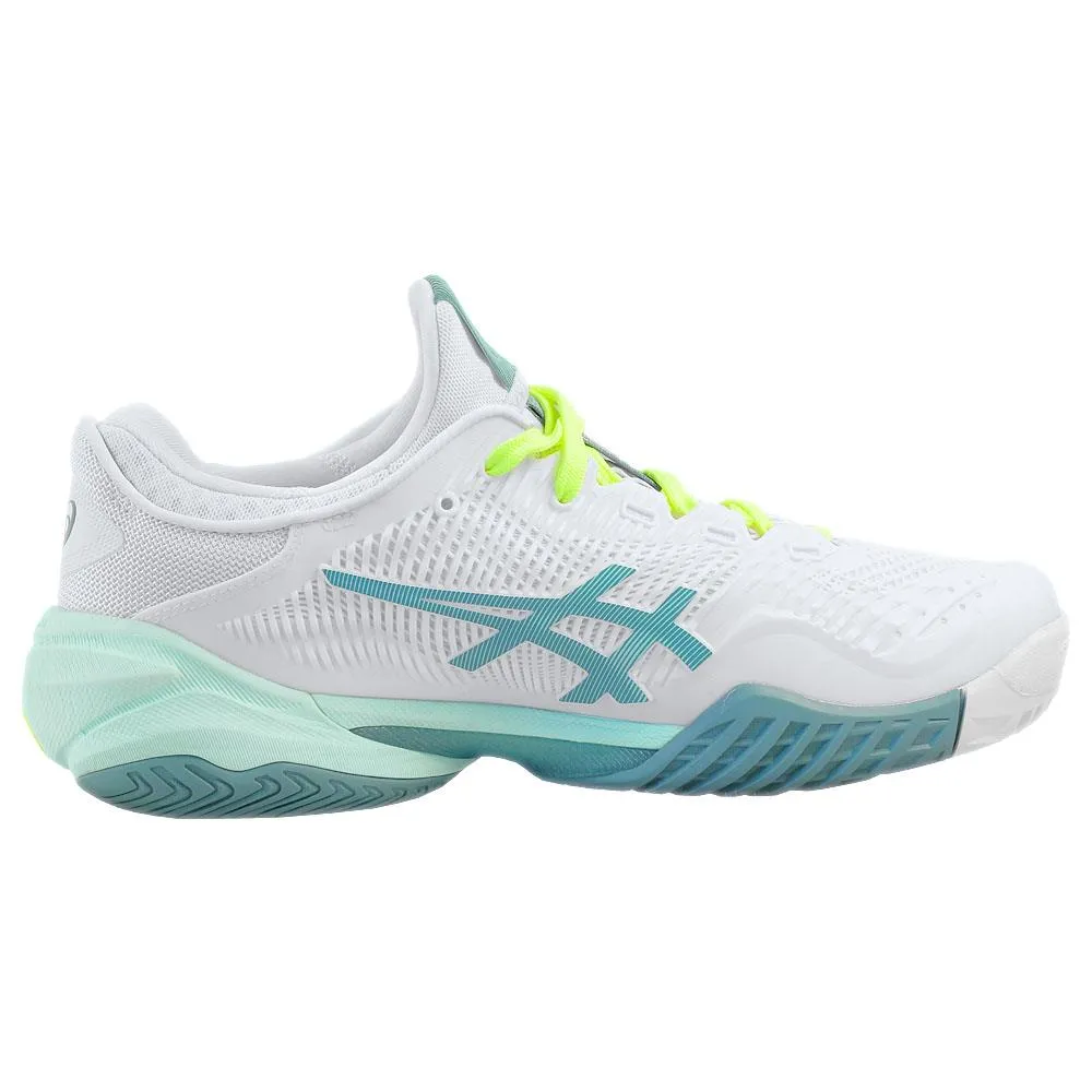 Padded materials Multi-functional durability Asics Women's Court FF 3 - White/Soothing Sea
