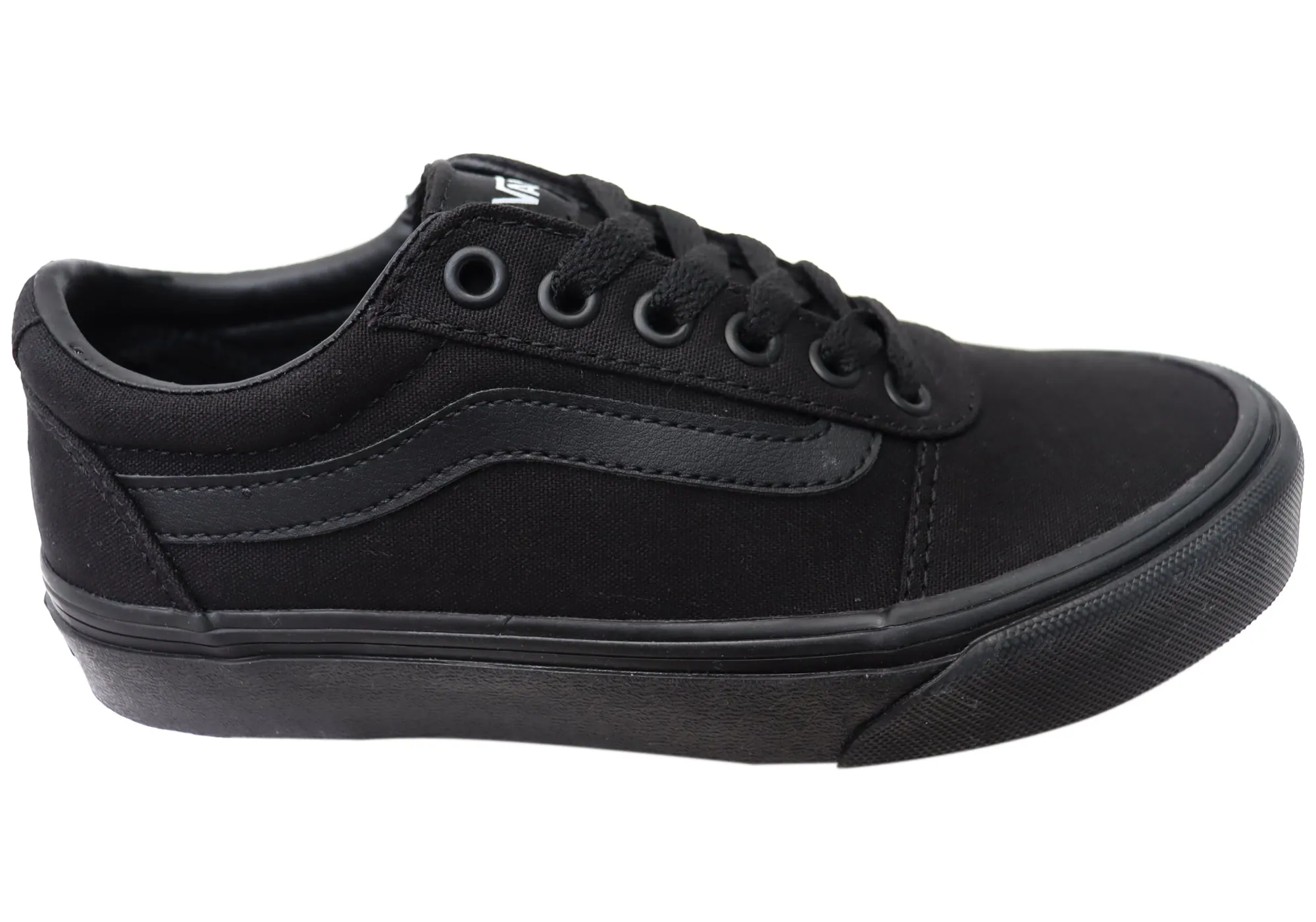 Snug Support Fit Responsive Grip Vans Mens Ward Comfortable Lace Up Sneakers