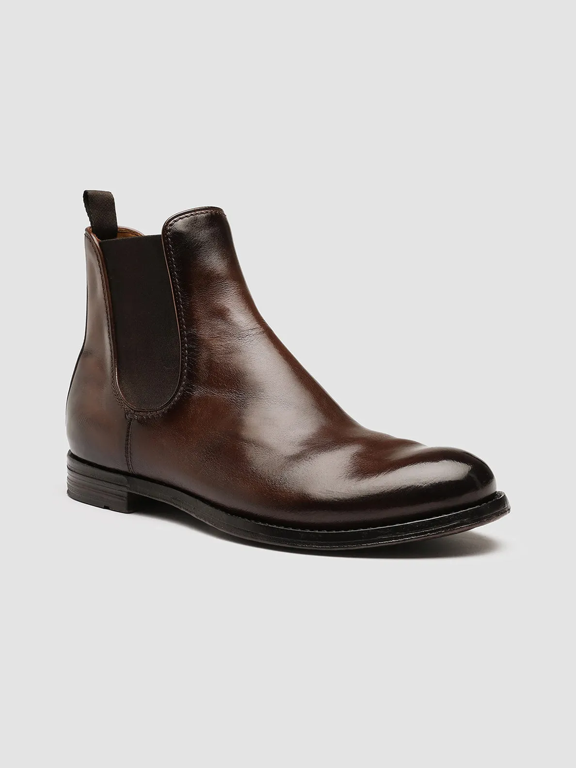 ANATOMIA 083 - Brown Leather Chelsea Boots Road Tested Secure Grip