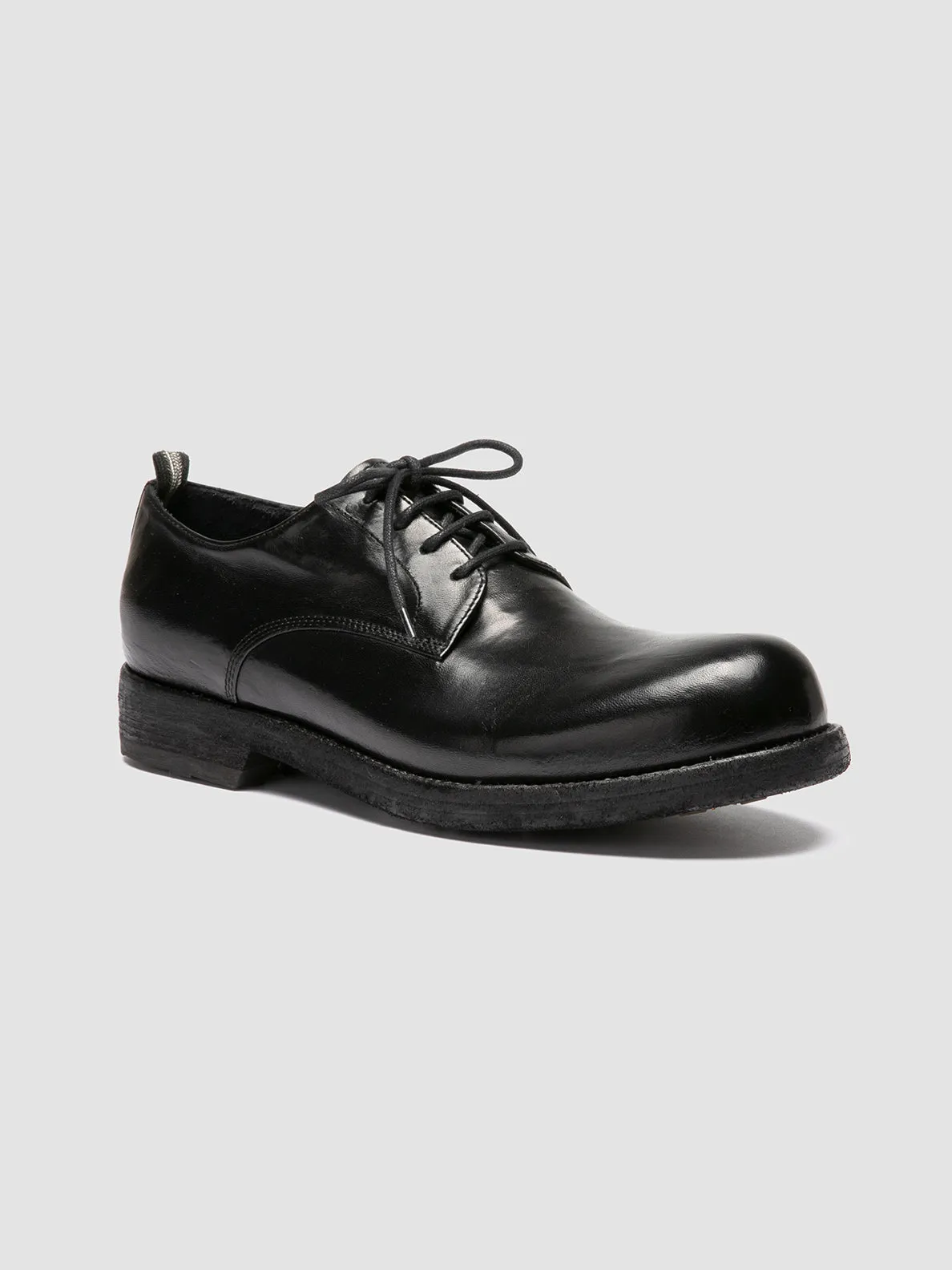 Style Move BULLA DD 101 - Black Leather Derby Shoes