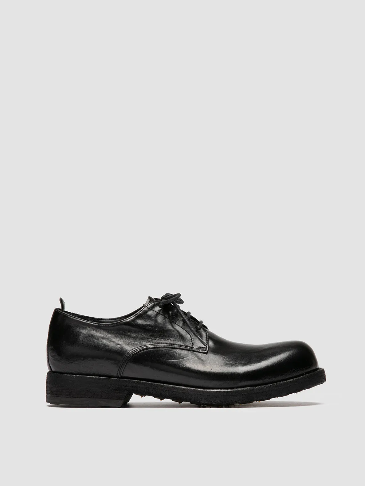 Outfit Ease Exclusive Design BULLA DD 101 - Black Leather Derby Shoes
