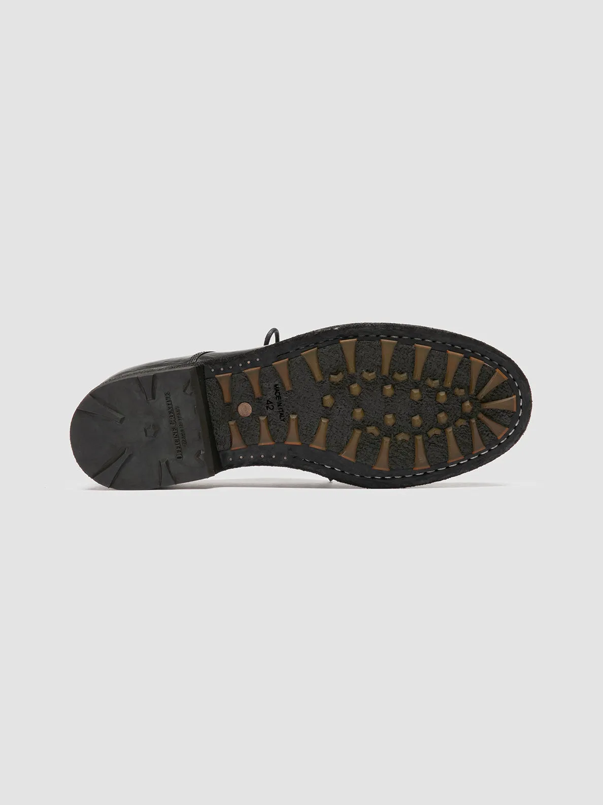 Sharp Office Style BULLA DD 101 - Black Leather Derby Shoes