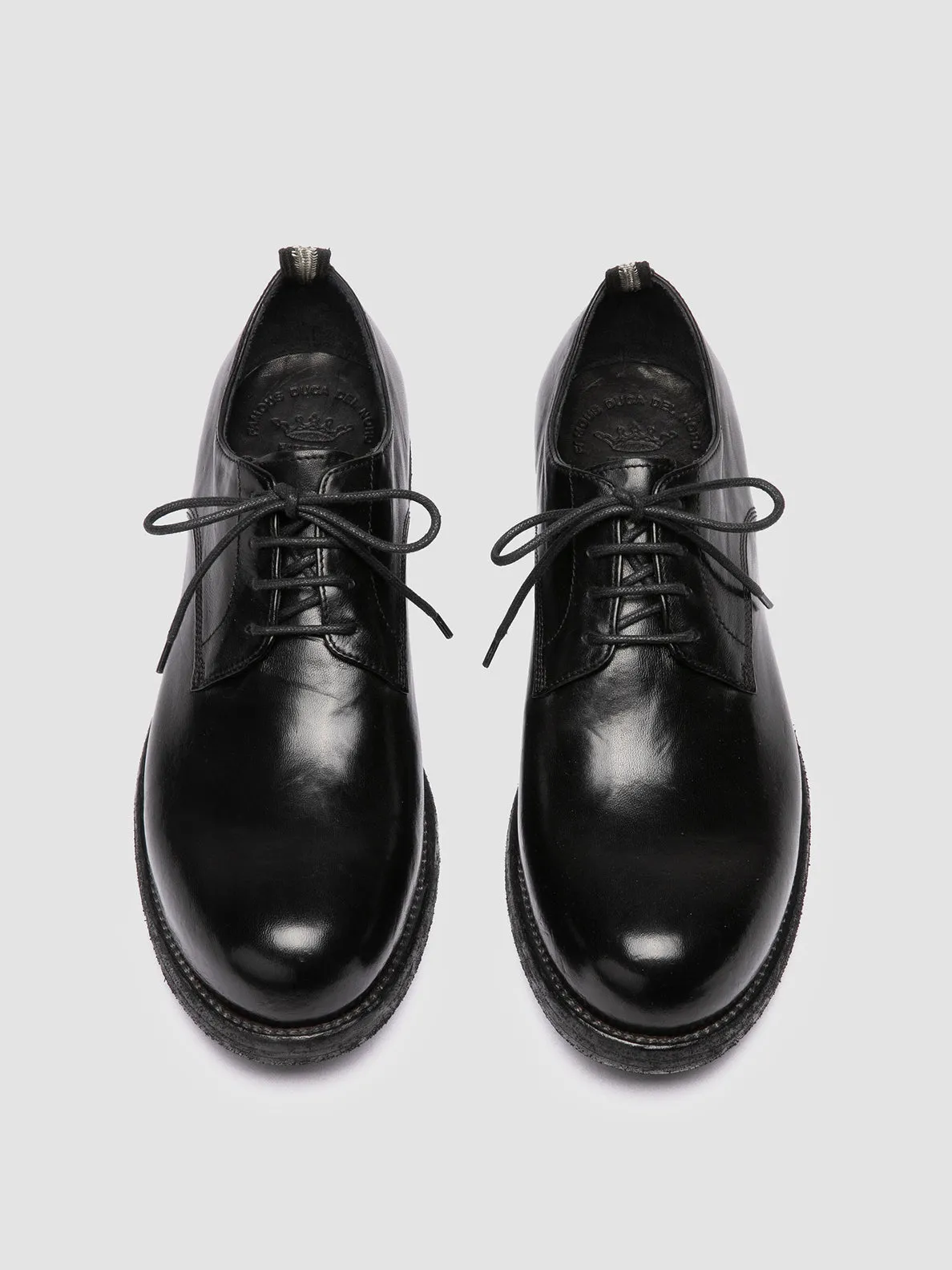 Smart Lines Style Comfort BULLA DD 101 - Black Leather Derby Shoes
