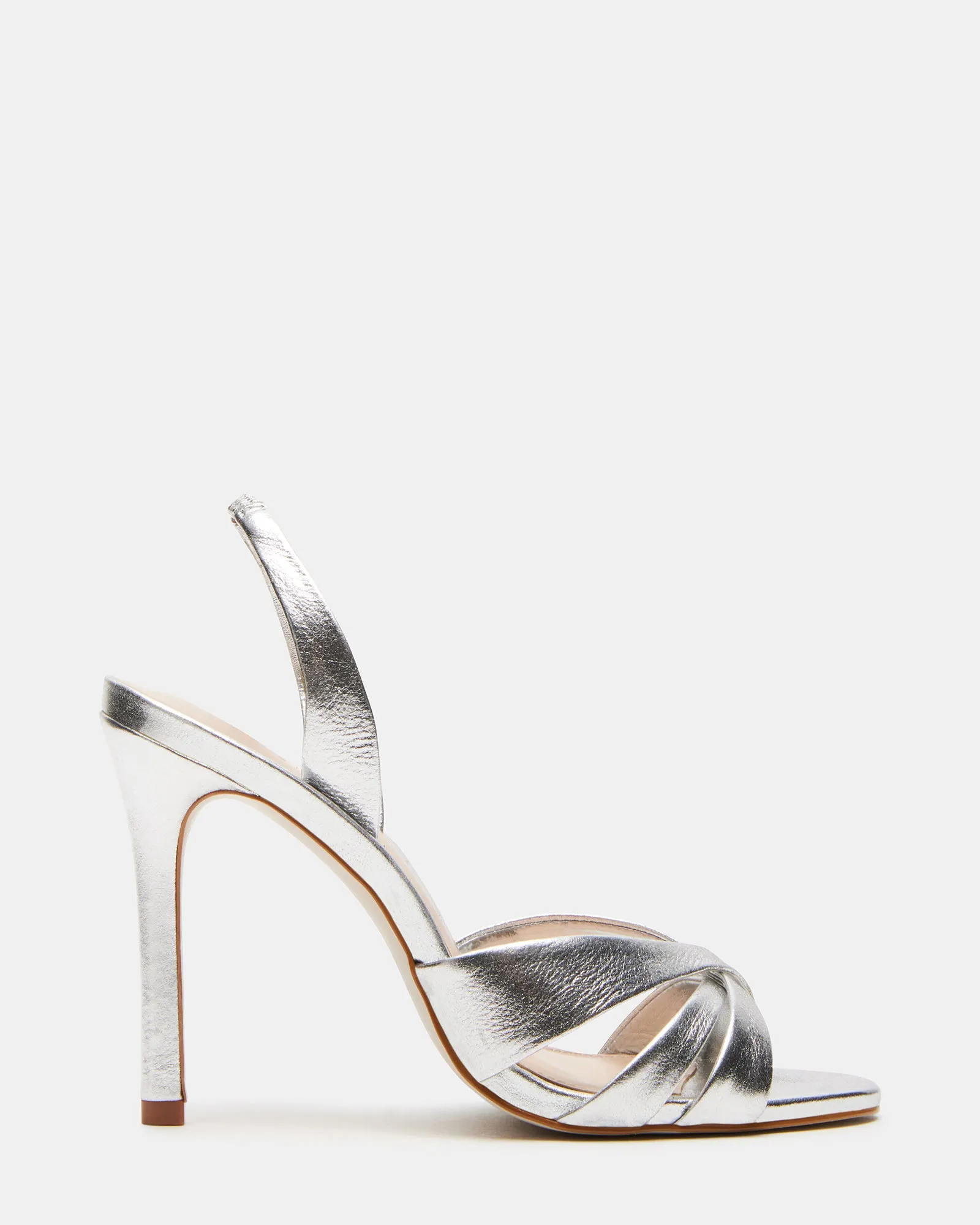Comfortable to wear Slip On MINX SILVER LEATHER
