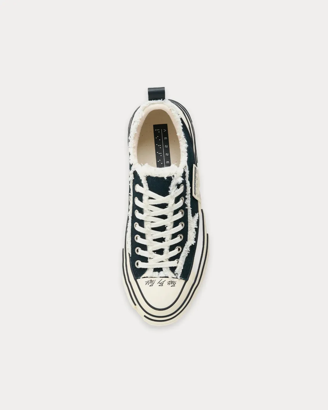 xVESSEL - G.O.P Black Low Top Sneakers Elegant Mood