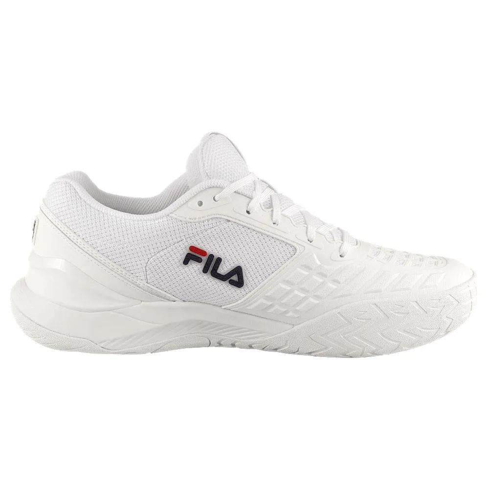 Fila Men's Axilus 3 - White/Fila Navy Air Cushion Pace Drive