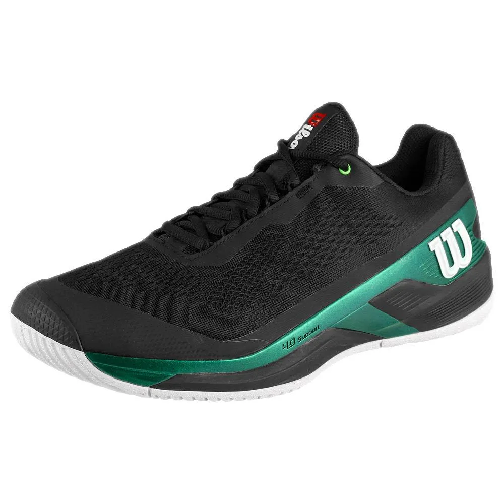 Active Wear Wilson Men's Rush Pro 4.0 Blade - Black/Deep Teal