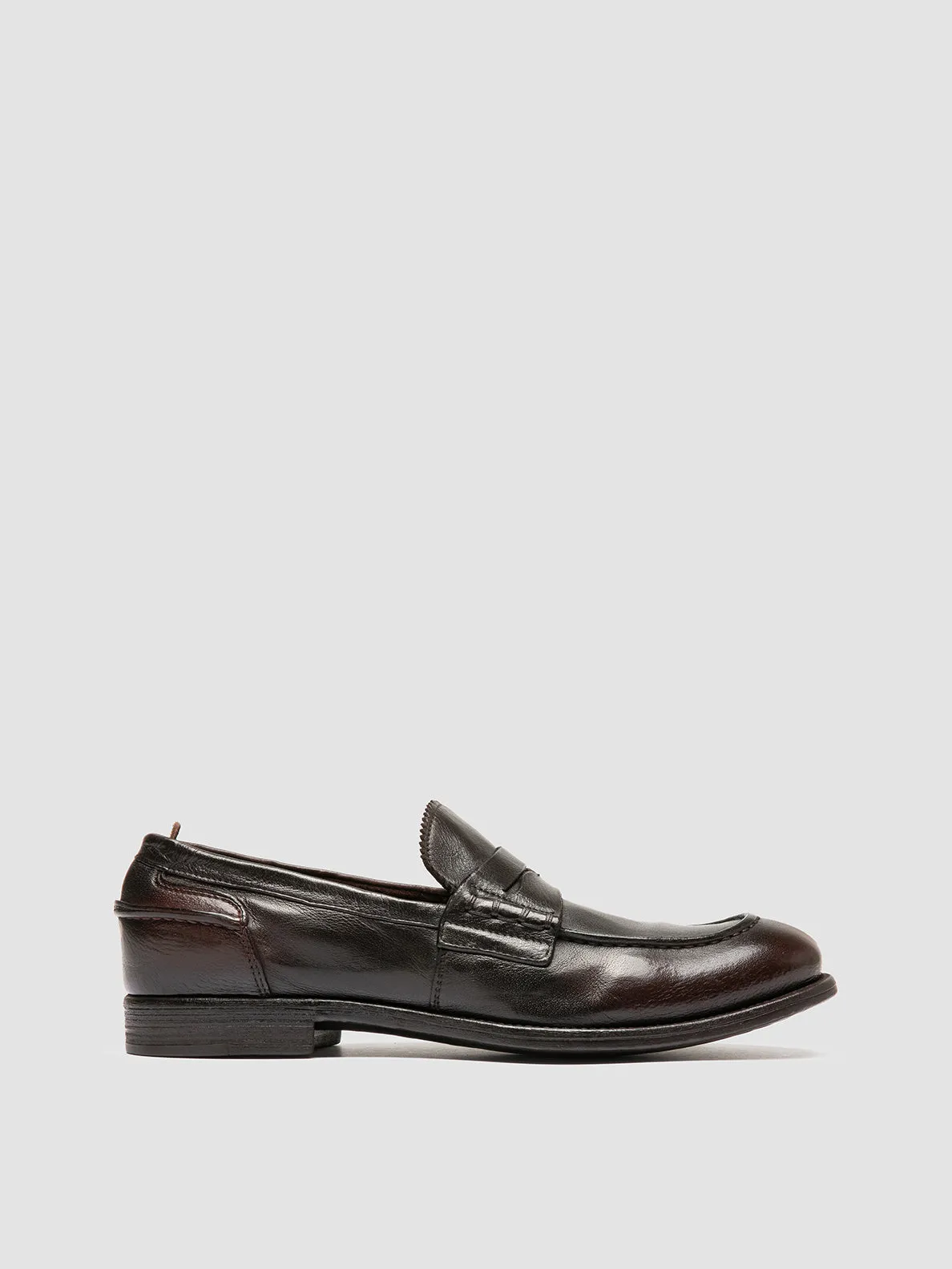 CHRONICLE 144 - Brown Leather Penny Loafers Trainer Shoes Multi-Use Shoes