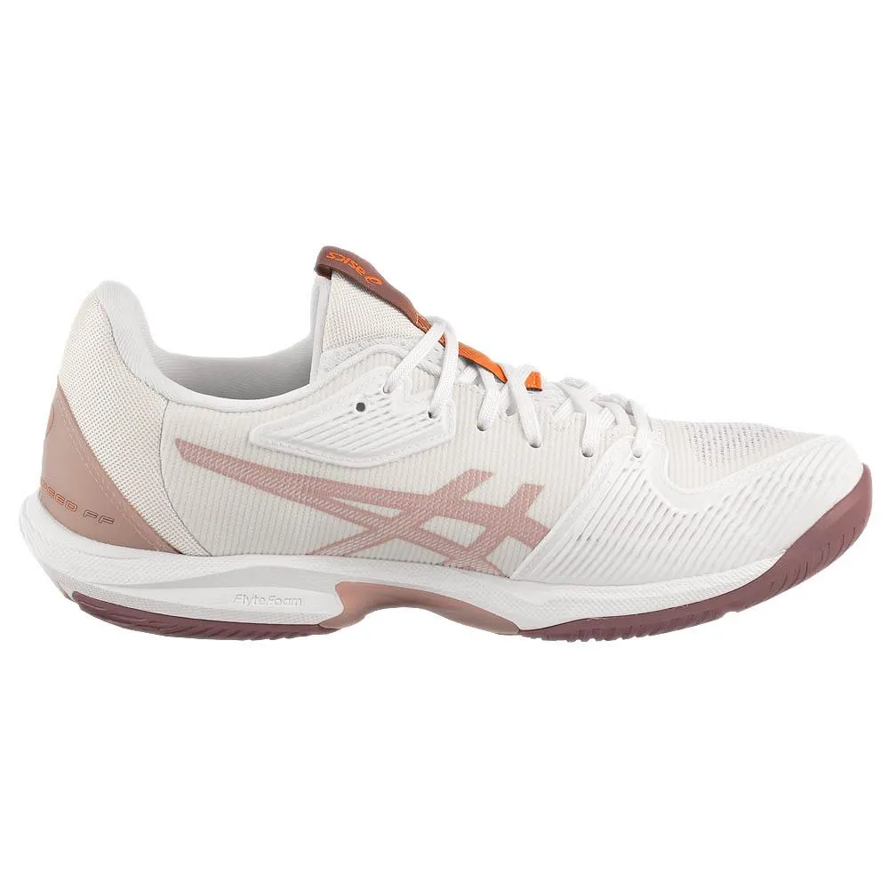 Asics Women's Solution Speed FF 3 - White/Dusty Mauve Cushioned durability