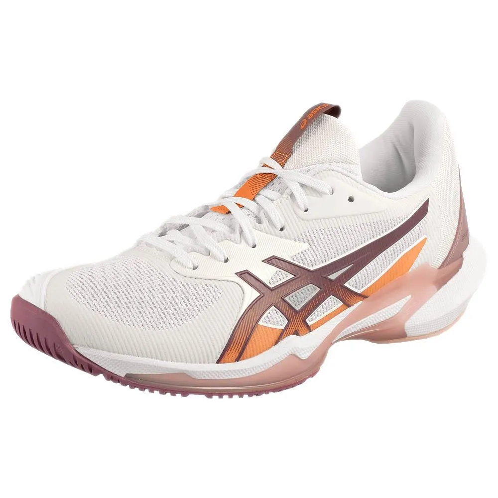 Speed Movement Asics Women's Solution Speed FF 3 - White/Dusty Mauve