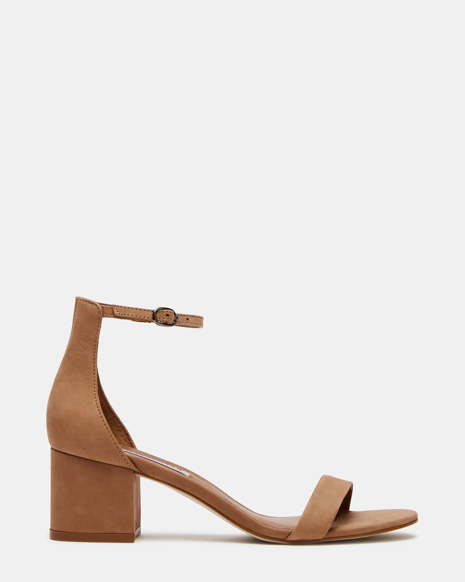 IRENEE TAN NUBUCK Wide Heel Pumps Comfortable Day Pumps
