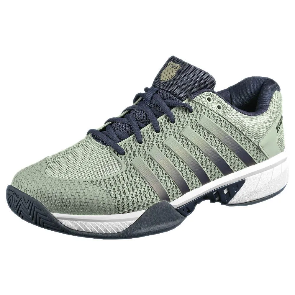 K-Swiss Men's Express Light Pickleball - 2E Width - High Rise/Navy Fast Step Grip Technology