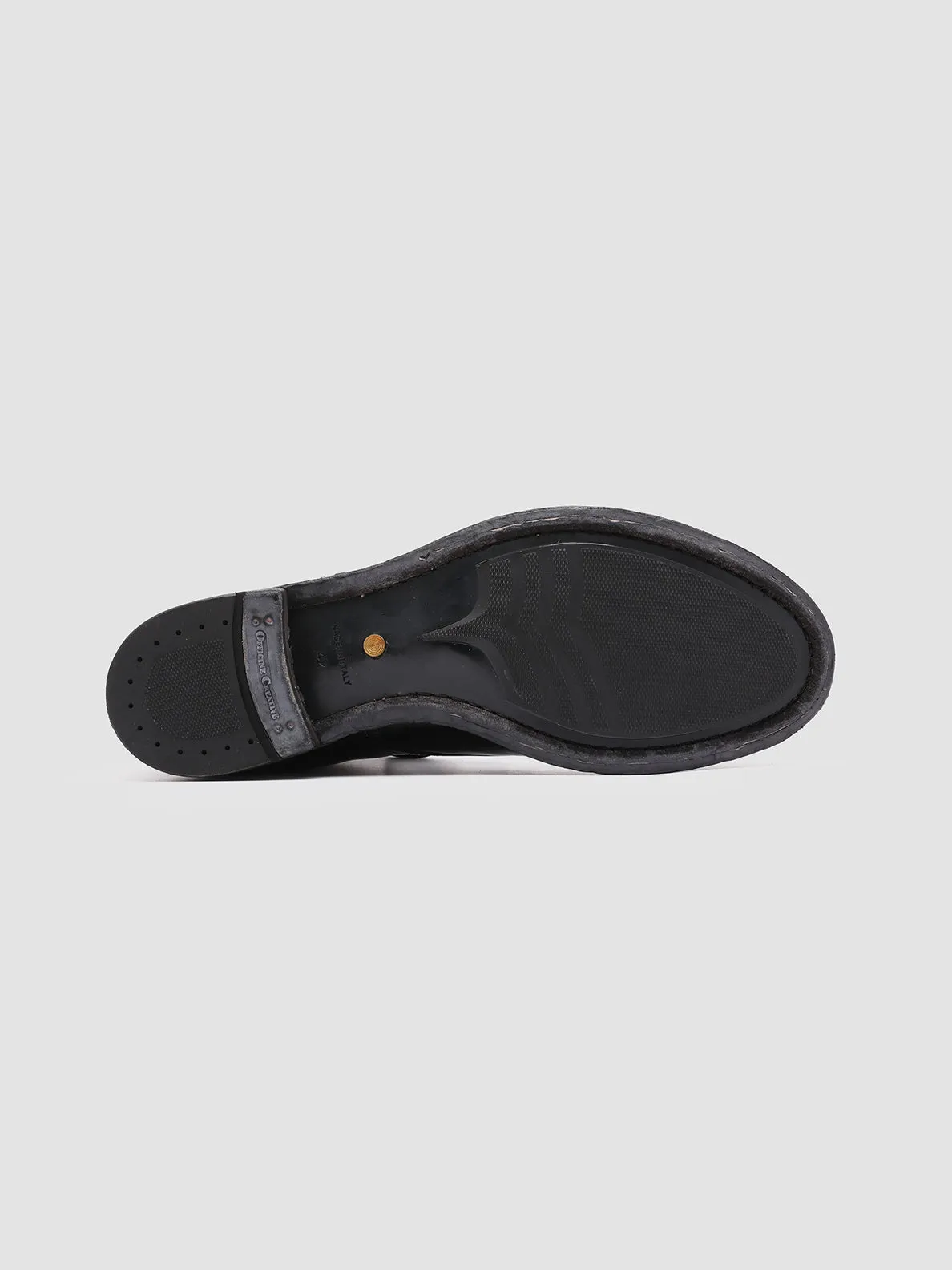 Soft Leather Finish ANATOMIA 016 - Black Leather Ankle Boots