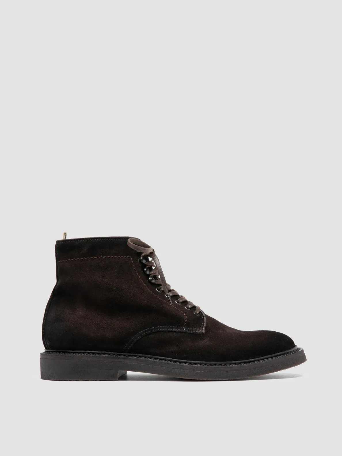 HOPKINS FLEXI 203 - Brown Suede Lace-up Boots Vibrant lining Boost Step