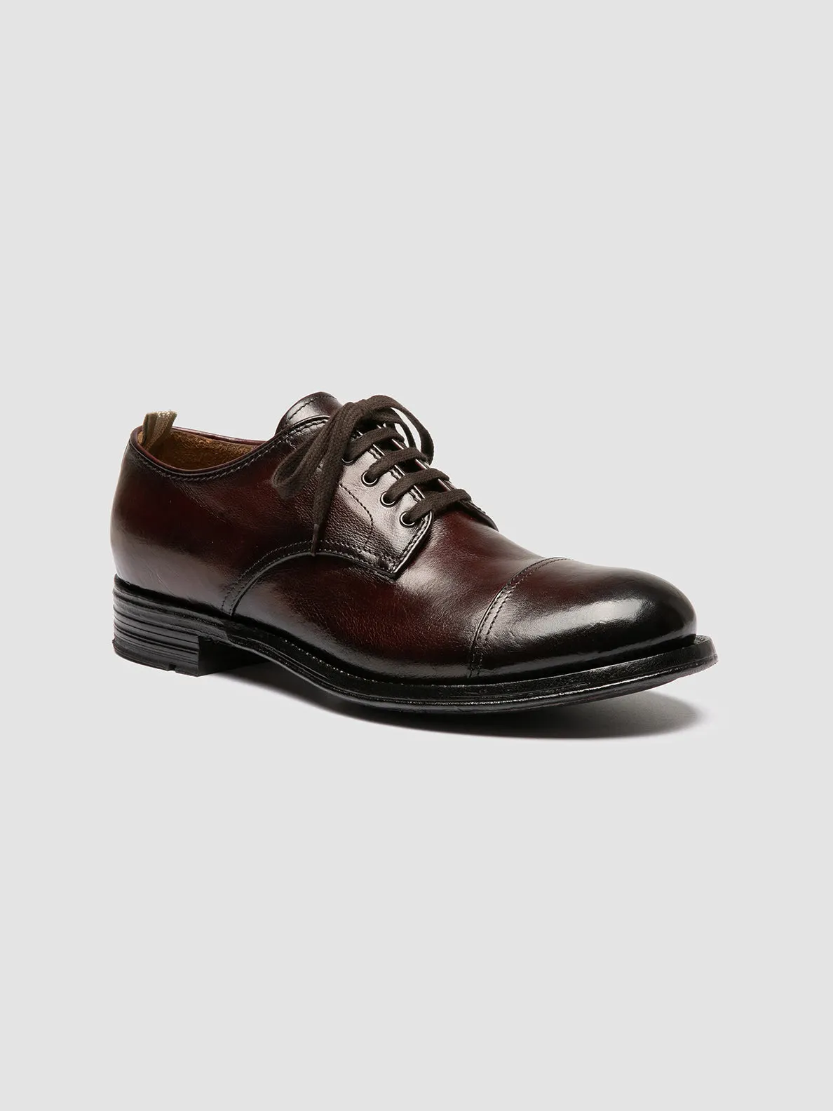 Energy Powered ADMIRAL 008 - Burgundy Leather Derby Shoes