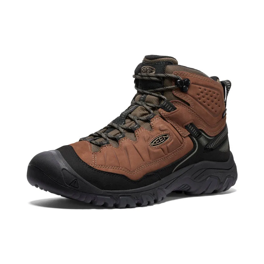 High Impact Fit Men's Targhee IV Wide Waterproof Hiking Boot  |  Bison/Black
