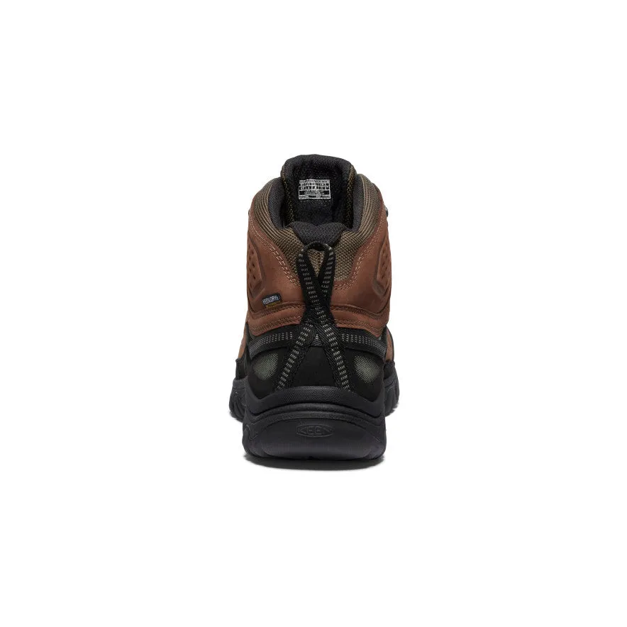 Men's Targhee IV Wide Waterproof Hiking Boot  |  Bison/Black Winter Fashion
