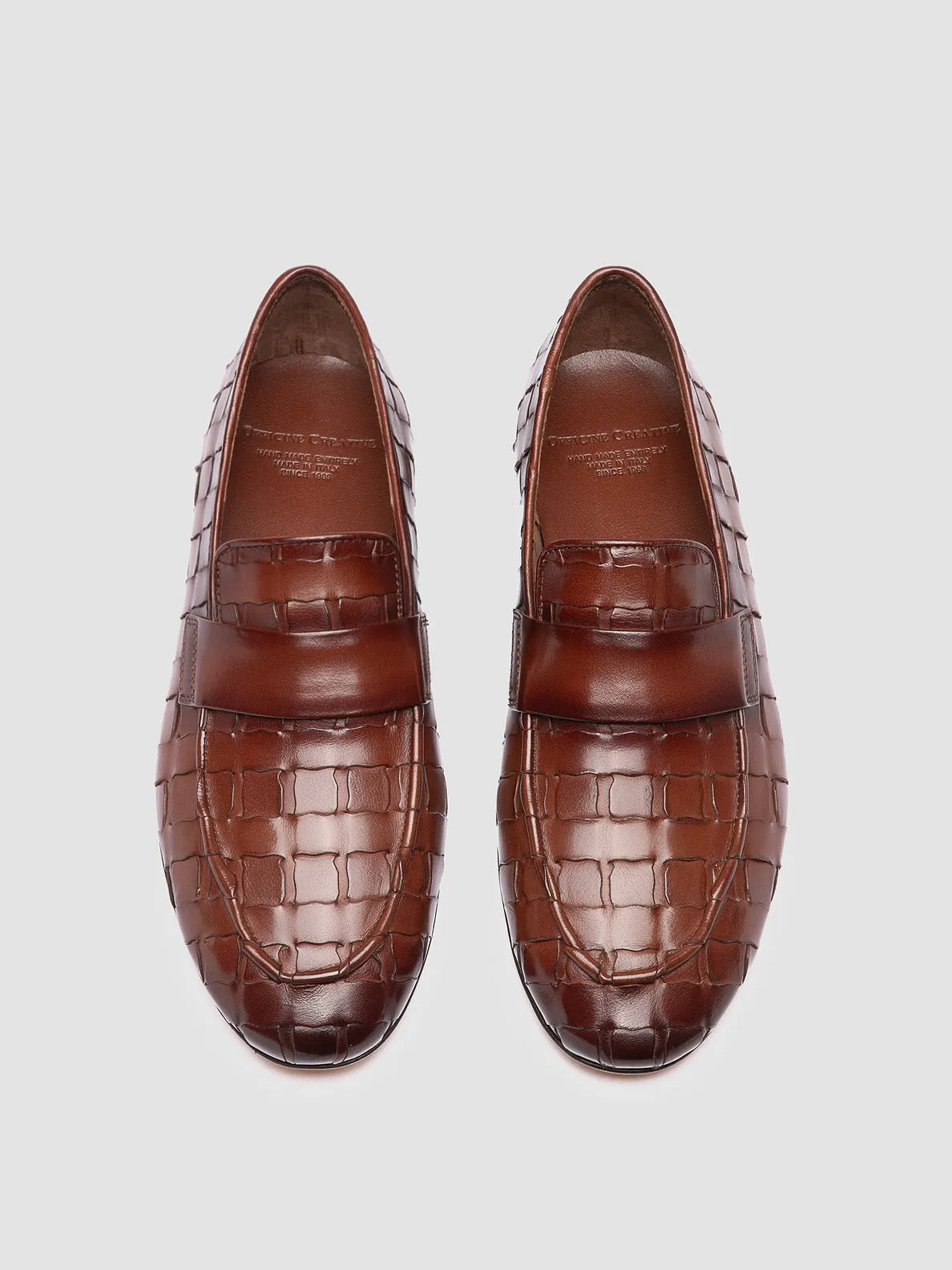 AIRTO 015 - Brown Leather Loafers Superior Cushioning Fitness Footwear