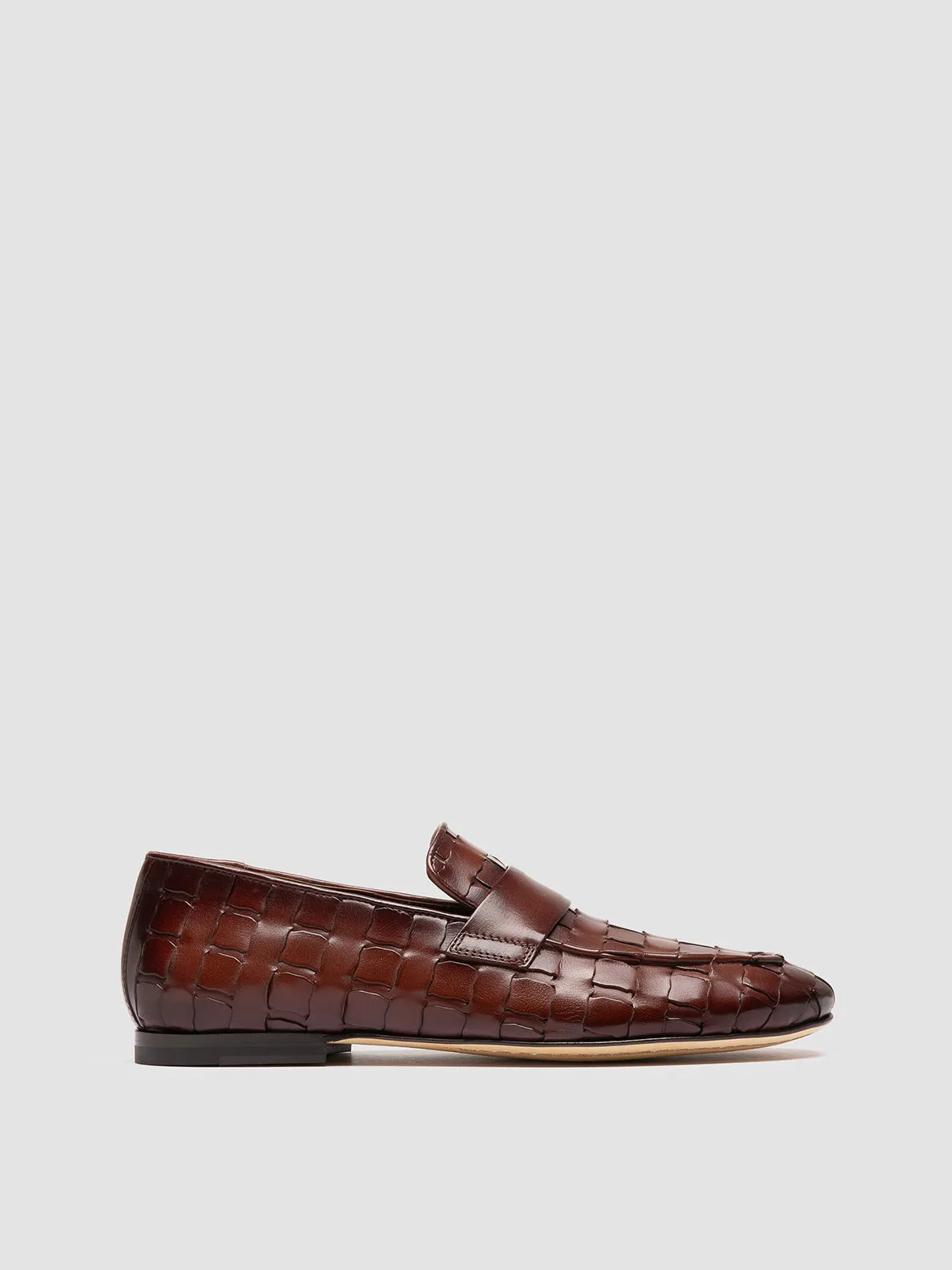 Fitness Edge AIRTO 015 - Brown Leather Loafers