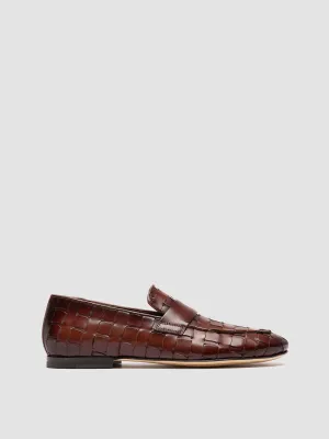 Fitness Edge AIRTO 015 - Brown Leather Loafers