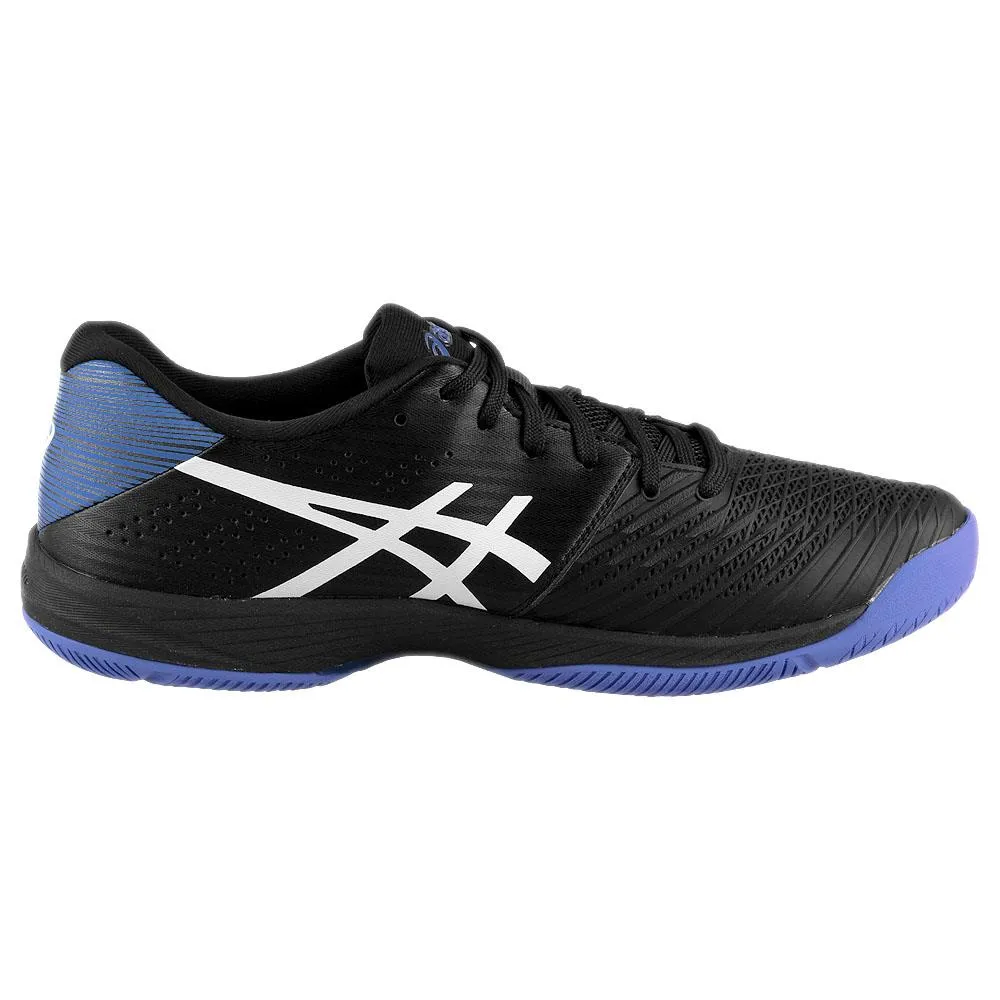 Matte Finish Step Soft Asics Men's Solution Swift FF - Black/Sapphire