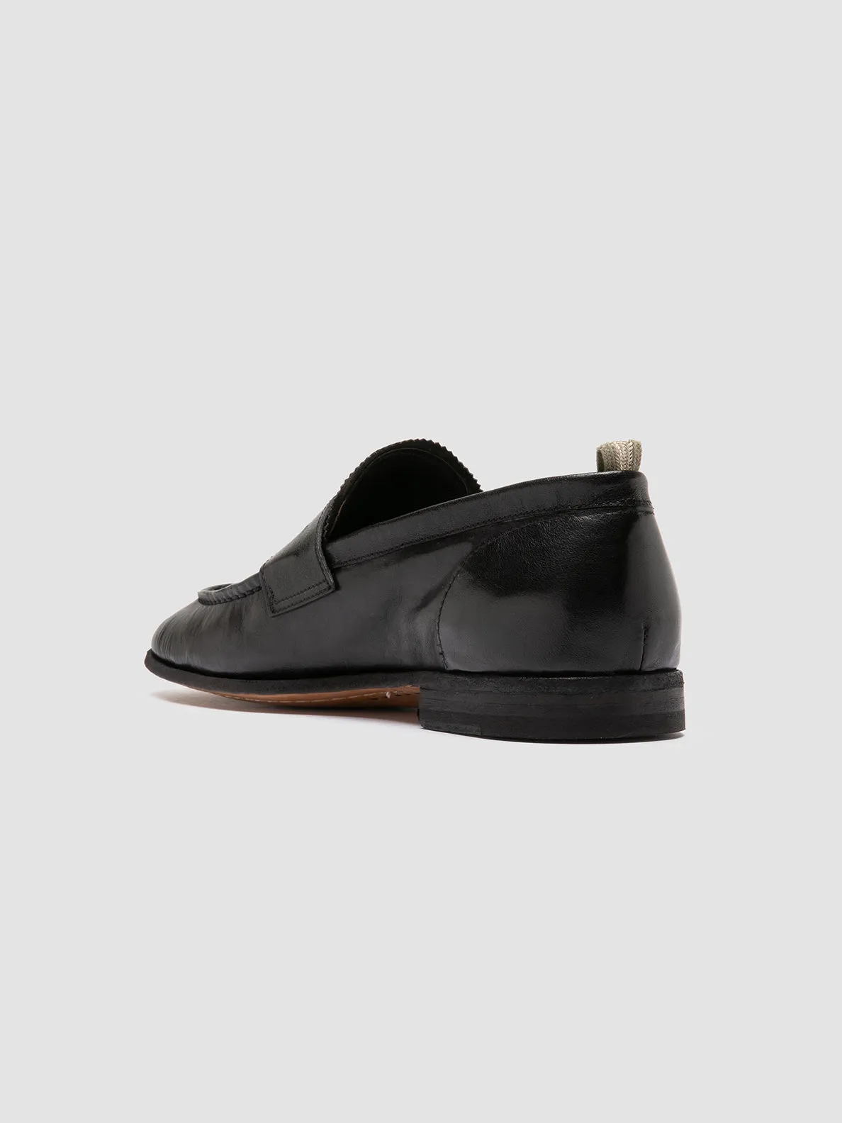 SOLITUDE 001 - Black Leather Penny Loafers Active Vibe Active Routine