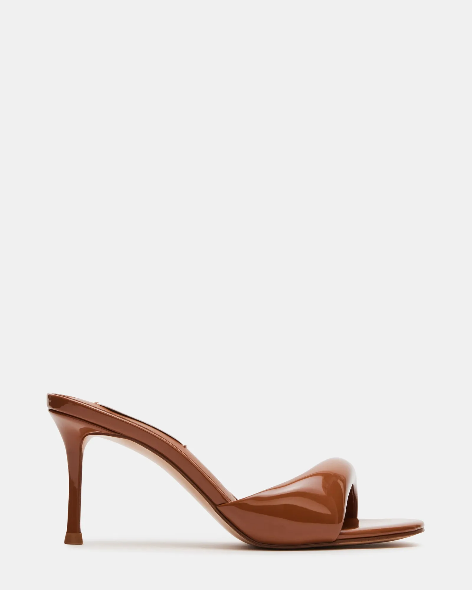 KIERAN CAMEL PATENT Bridal Stilettos Pink Heels
