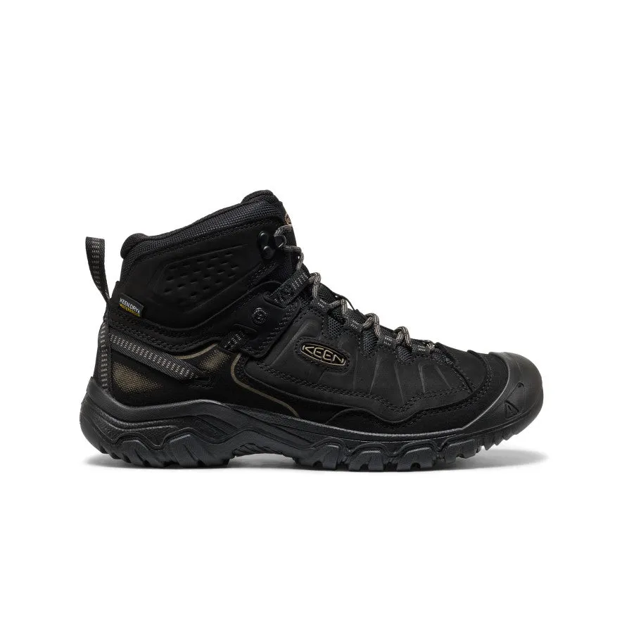 Men's Targhee IV Waterproof Hiking Boot  |  Triple Black All-Weather Traction