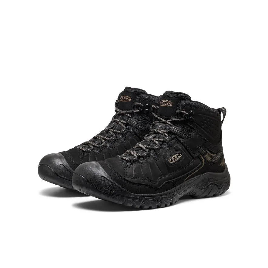 Men's Targhee IV Waterproof Hiking Boot  |  Triple Black Comfortable Balance