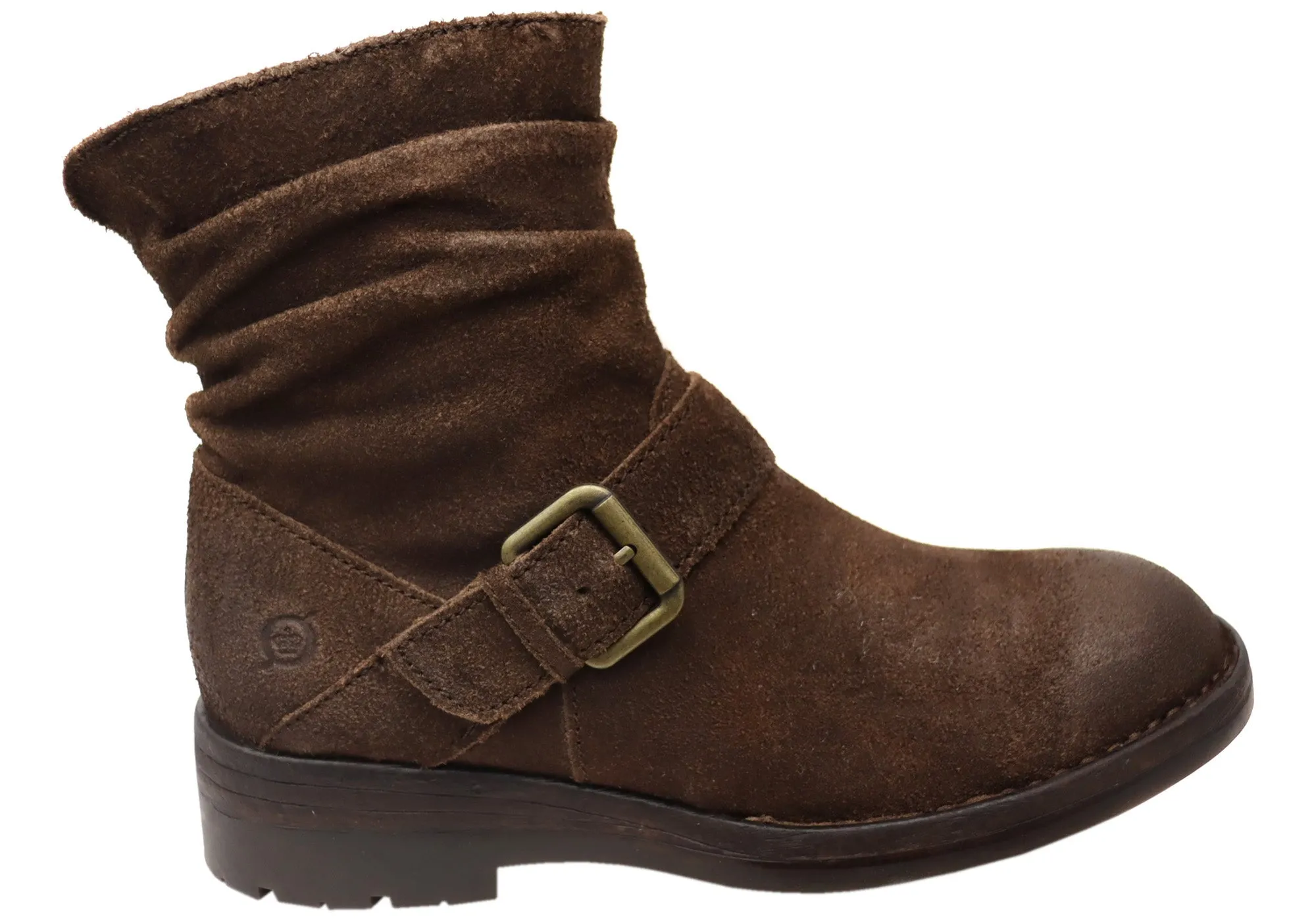 Elegant Piece Born Midway Womens Comfortable Leather Ankle Boots